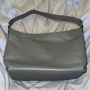 Grey shoulder bag